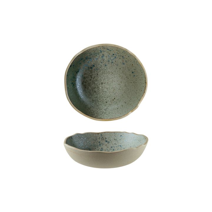 Gaia dia.8" h:8.75" 33 oz. Round Decorated Porcelain Bowl