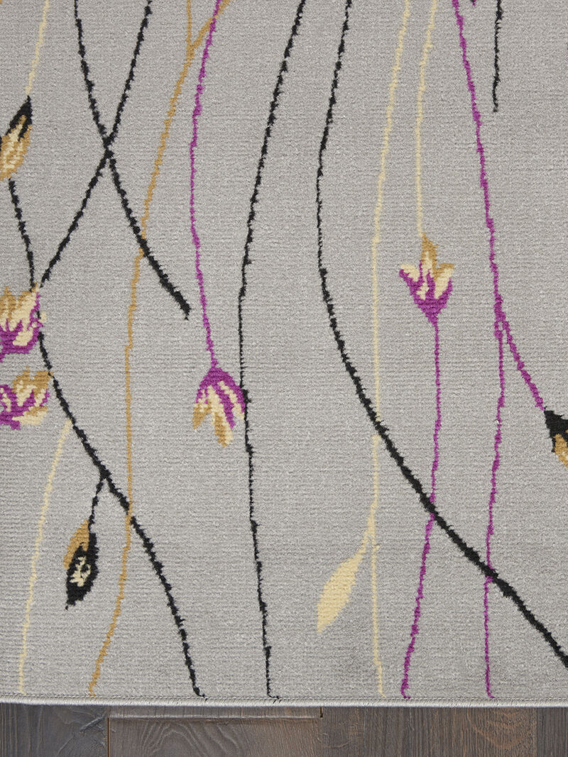 Grafix GRF15 Gray 7' x 10' Rug