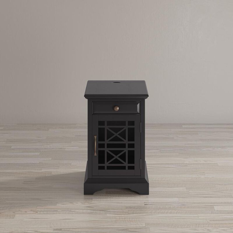 Jofran USB Charging Chairside End Table