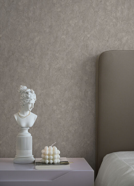 Pliny Light Grey Distressed Texture Wallpaper