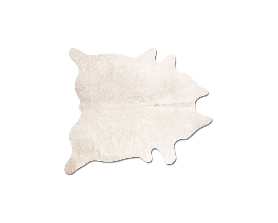 HomeRoots Cowhide Cowhide Print Area Rug