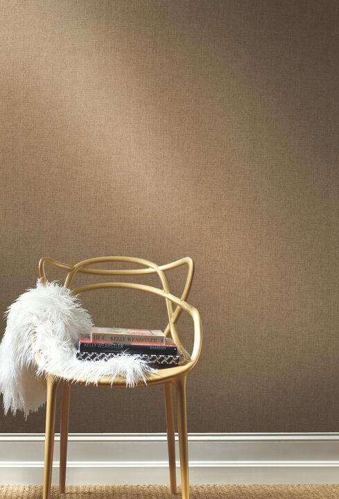 Interlocking Weave Sisal Grasscloth Brown Wallpaper
