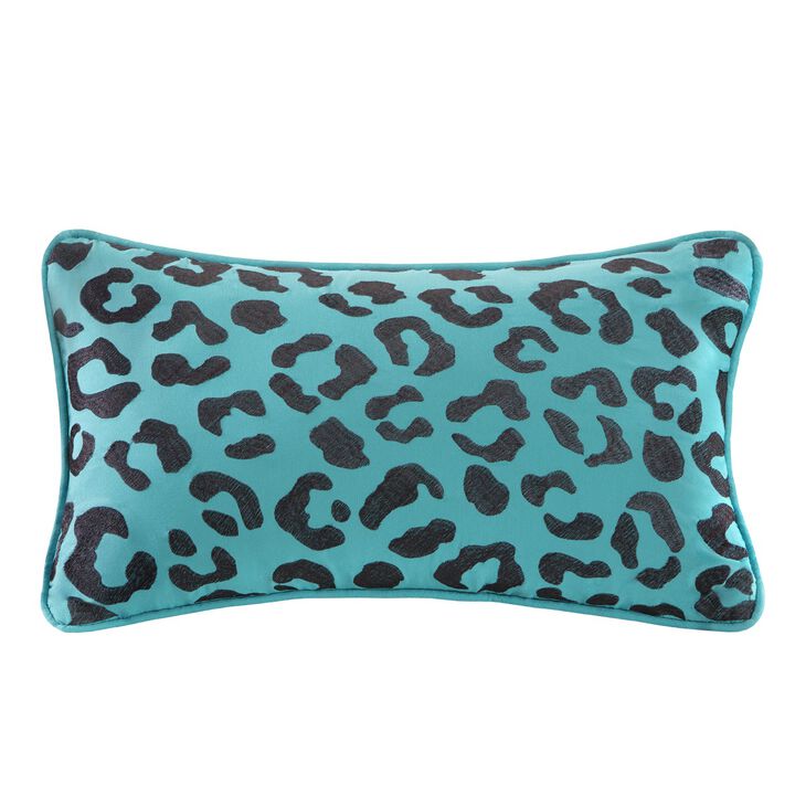 Gracie Mills Butler 4-Piece Chic Leopard and Polka Dot Comforter Set