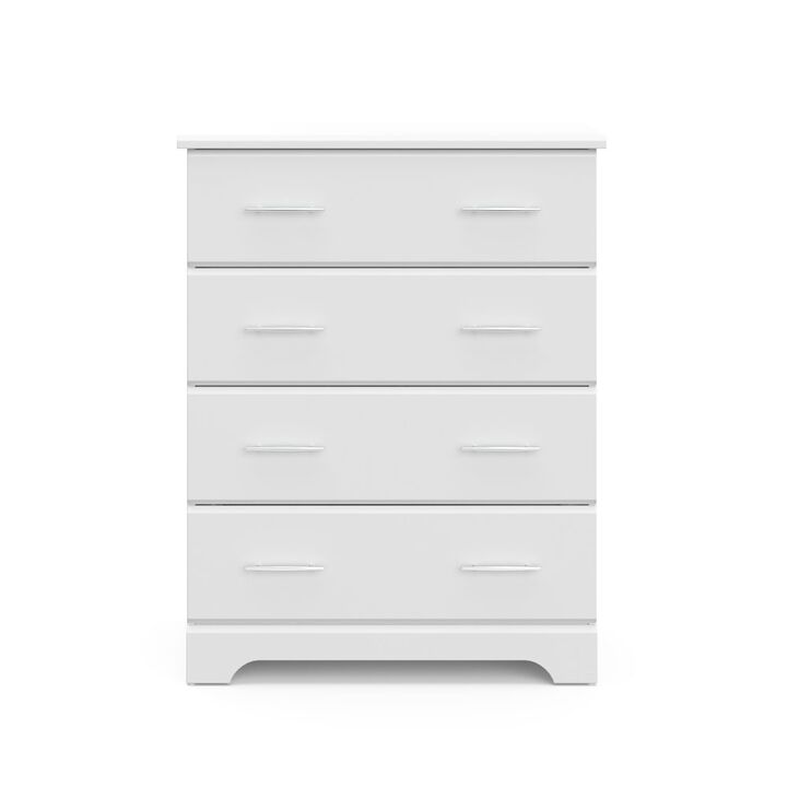 Storkcraft Brookside 4 Drawer Chest (White) – GREENGUARD Gold Certified