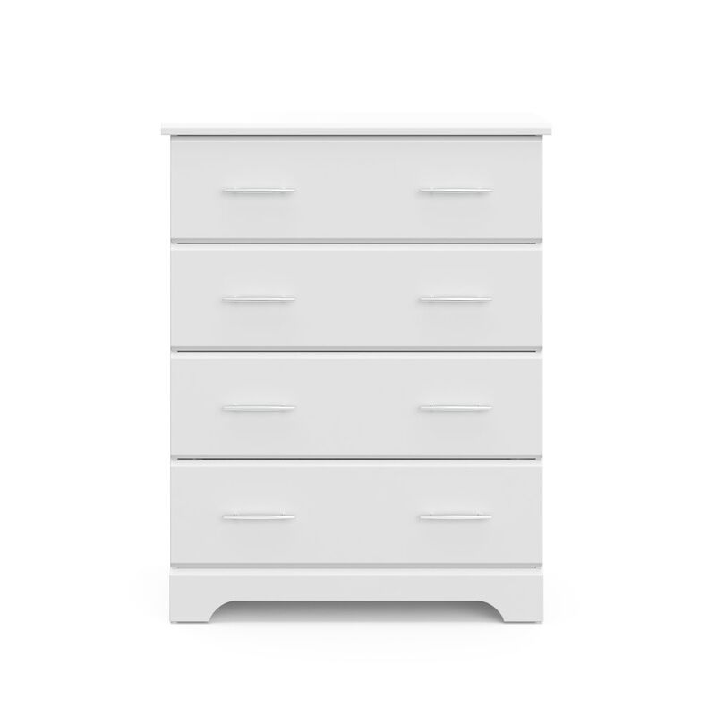 Storkcraft Brookside 4 Drawer Chest (White) &ndash; GREENGUARD Gold Certified