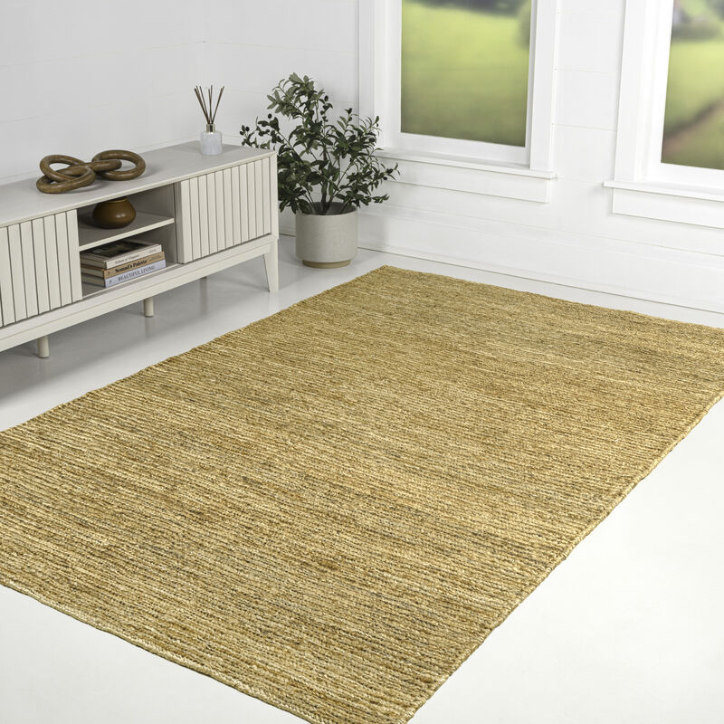 Miles Modern Minimalist Radius Corner Solid Area Rug