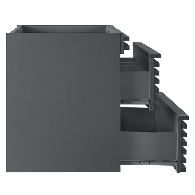 Render 30" Wall-Mount Bathroom Vanity Cabinet (Sink Basin Not Included) image number 3