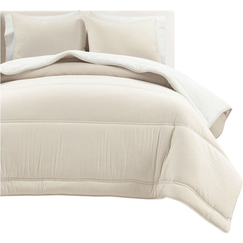 Reversible Quilted Comforter Set &ndash; Lightweight, Soft, and Breathable