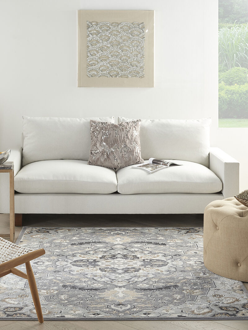 Elation ETN09 Gray 6' x 9' Rug