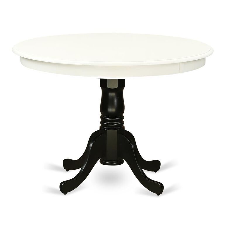 East West Furniture Dining Table Cherry & Buttermilk