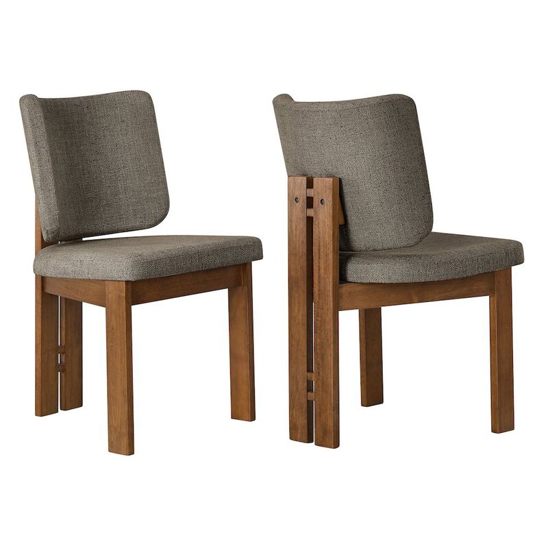 Alba Armless Upholstered Dining Chairs Set Of 2 image number 0