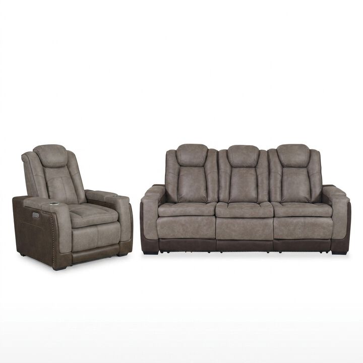 Lantana 2 Piece Living Set- Sofa & Recliner