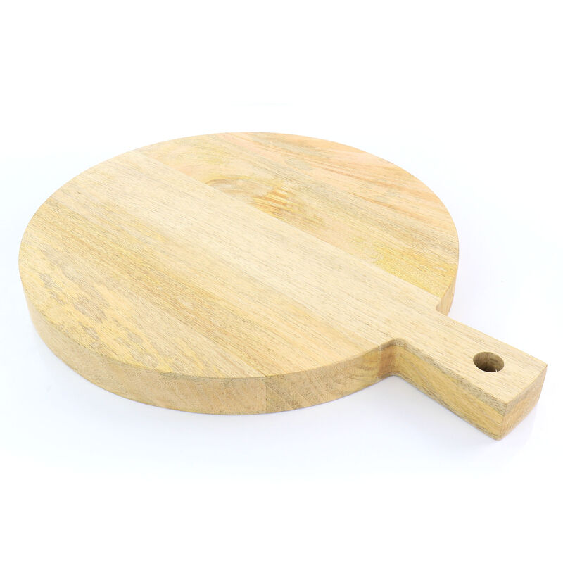 Martha Stewart Mango Wood 14" Round Charcuterie Serving Board