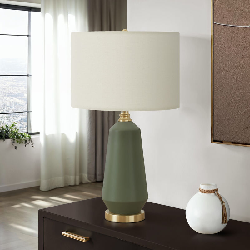 ELEMENT ACE 26 Inch Contemporary Table Lamp Ideal for Decorative Accent Lighting in Living Rooms, Home Offices, Bedrooms, End Tables, Side Tables and Bedroom Nightstands image number 1