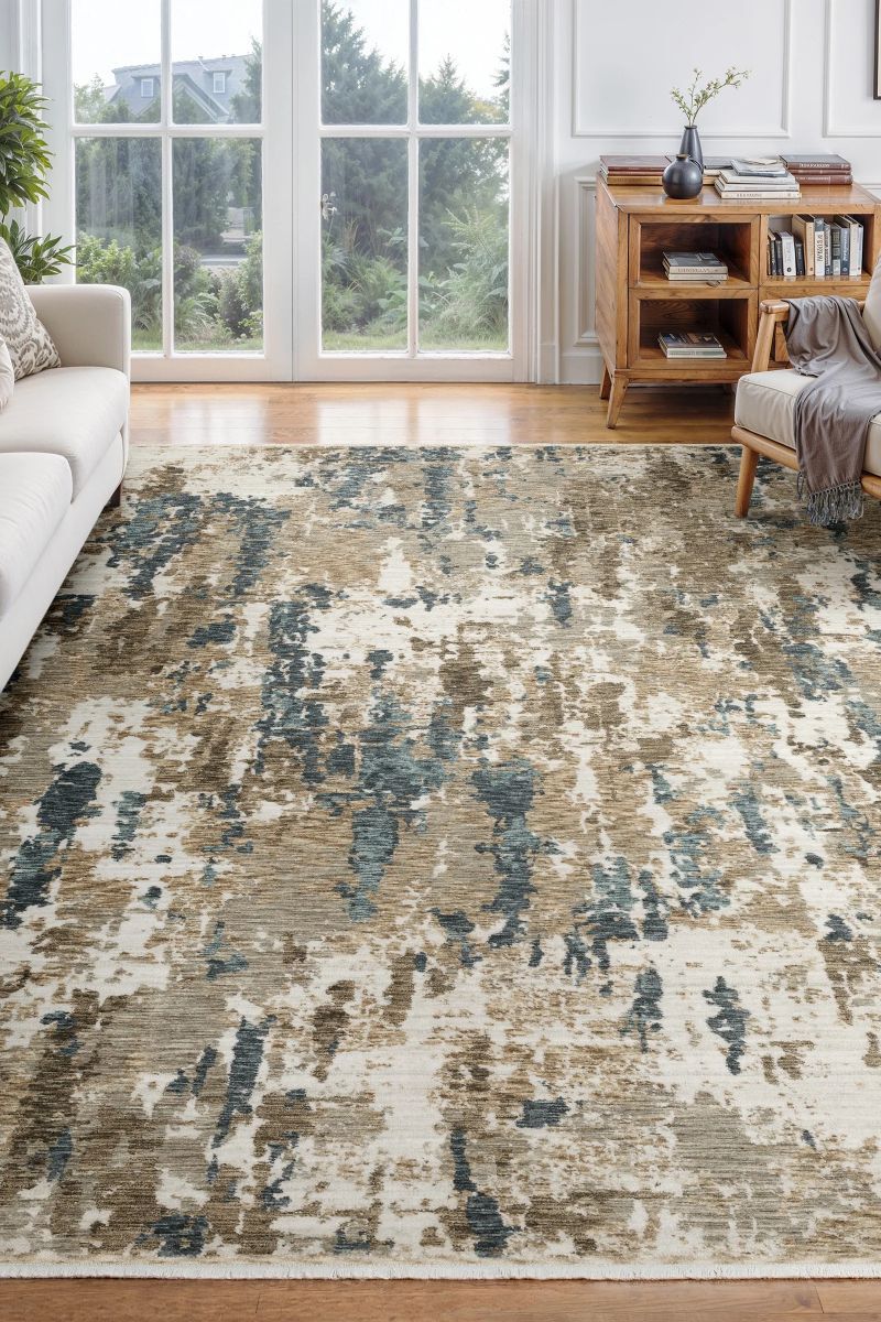 Echo ECH11 Beige 3'3" x 5' Rug image number 1