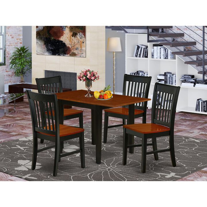 Dining Room Set Black & Cherry