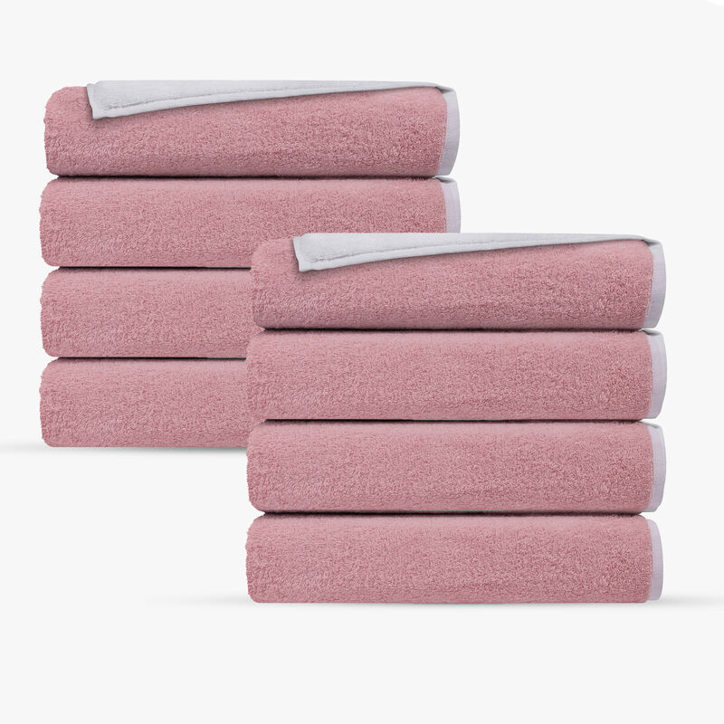 Double Face 8 pcs Turkish Hand Towels Set