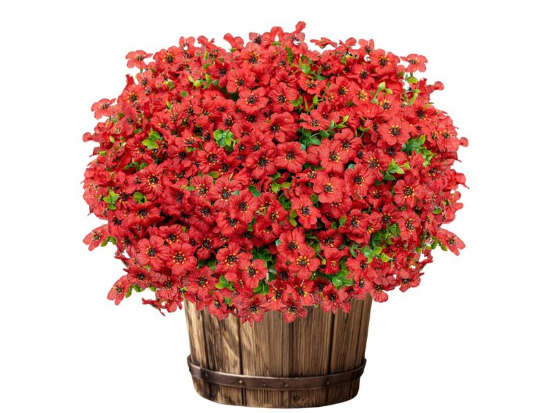 16 Bundle Artificial Greenery Plants Outdoor Garden Porch Decor image number 0