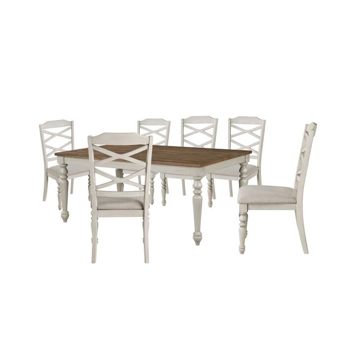 New Classic Furniture Jennifer Dining Table + 6 Chairs