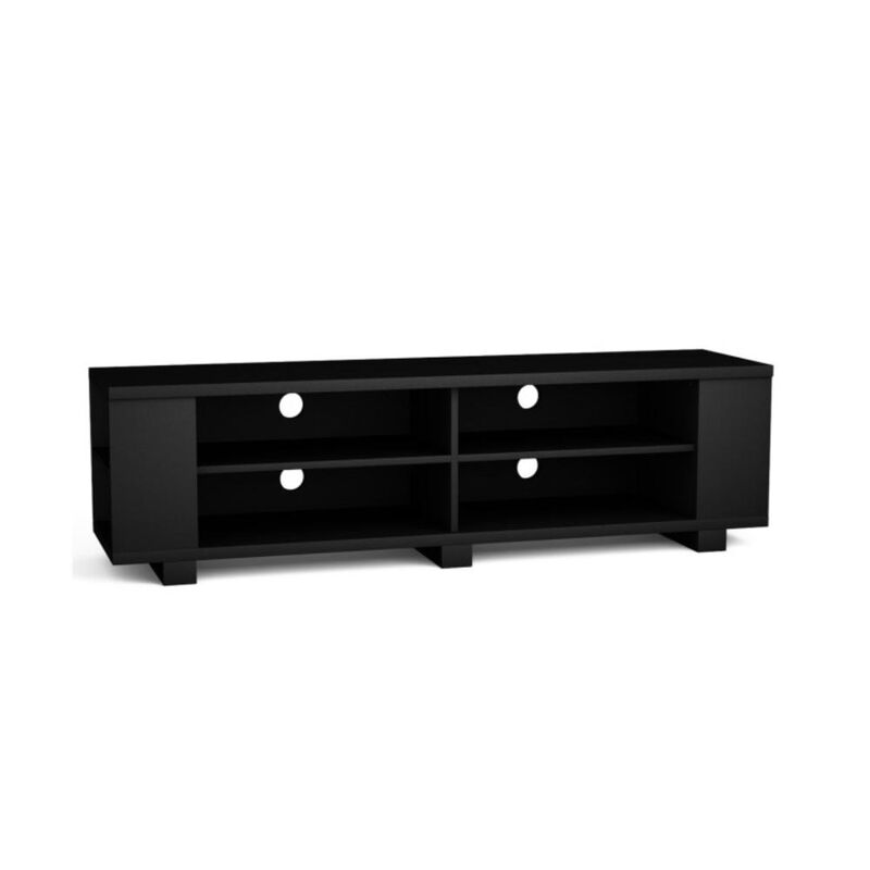 Hivvago 59 Inch Console Storage Entertainment Media Wood TV Stand