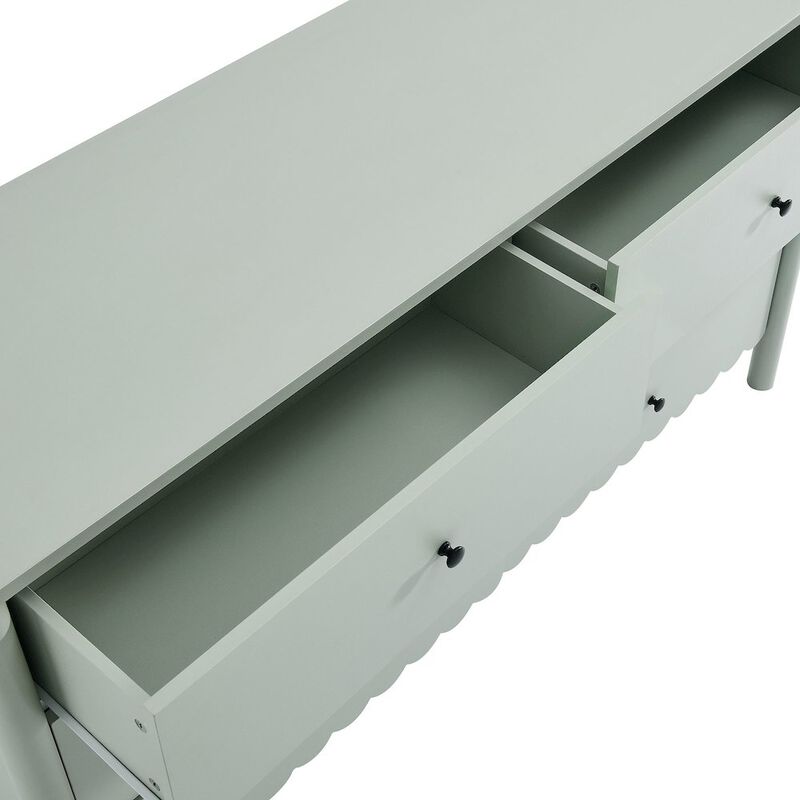 Emmeline Scalloped 6-Drawer Dresser image number 6