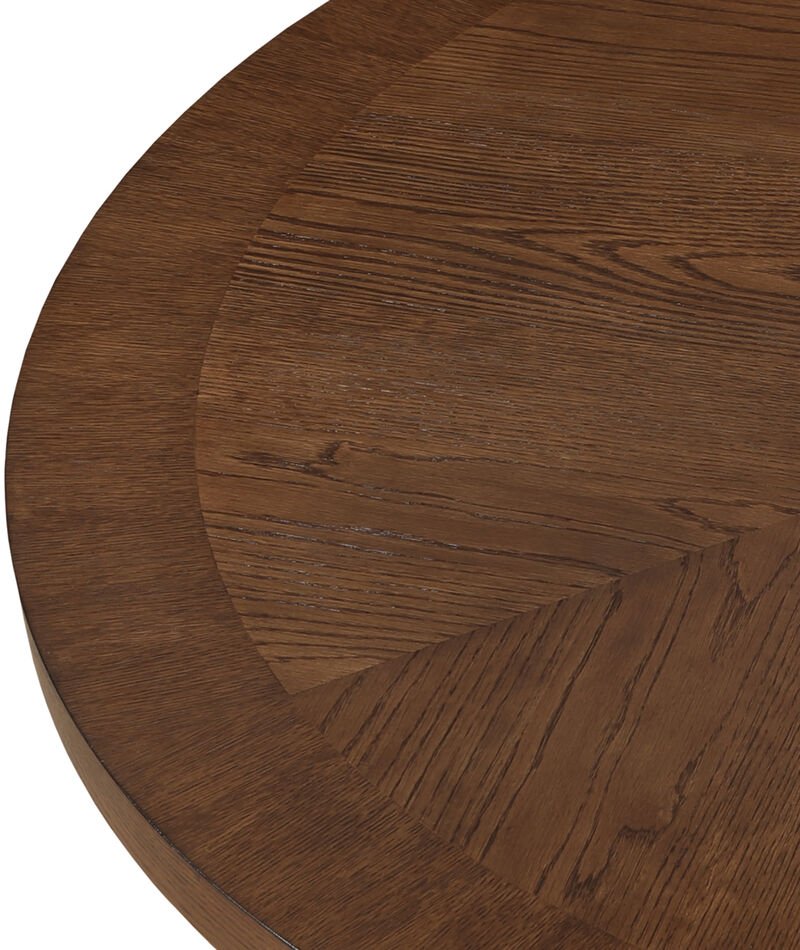 Meridian Furniture Belinda Brown Oak Veneer Dining Table