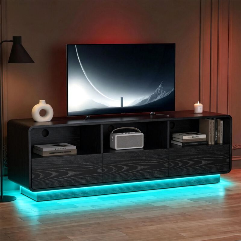 Tust LED Light Equipped TV Stand image number 1