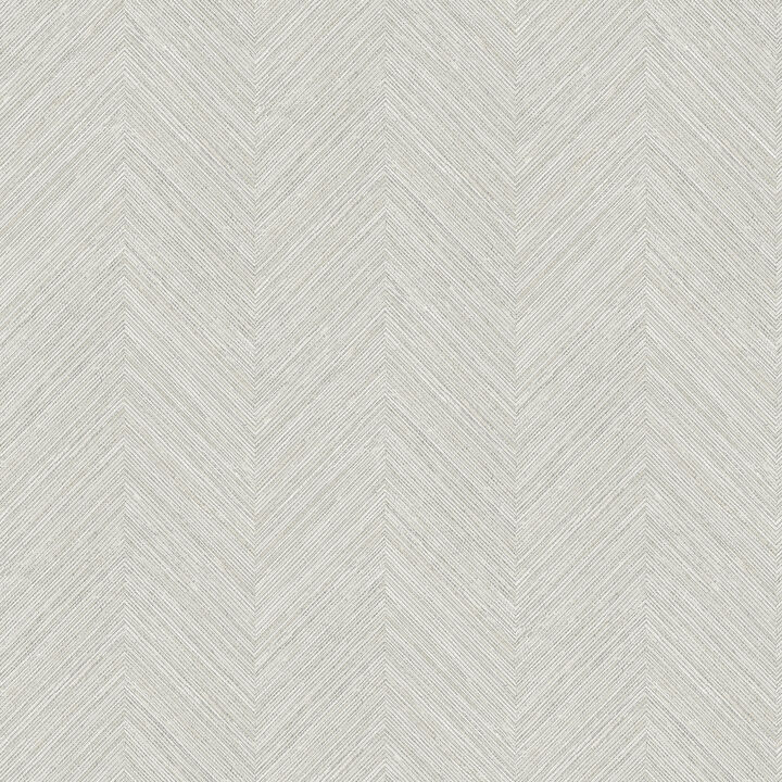 Caladesi Light Grey Faux Linen Wallpaper