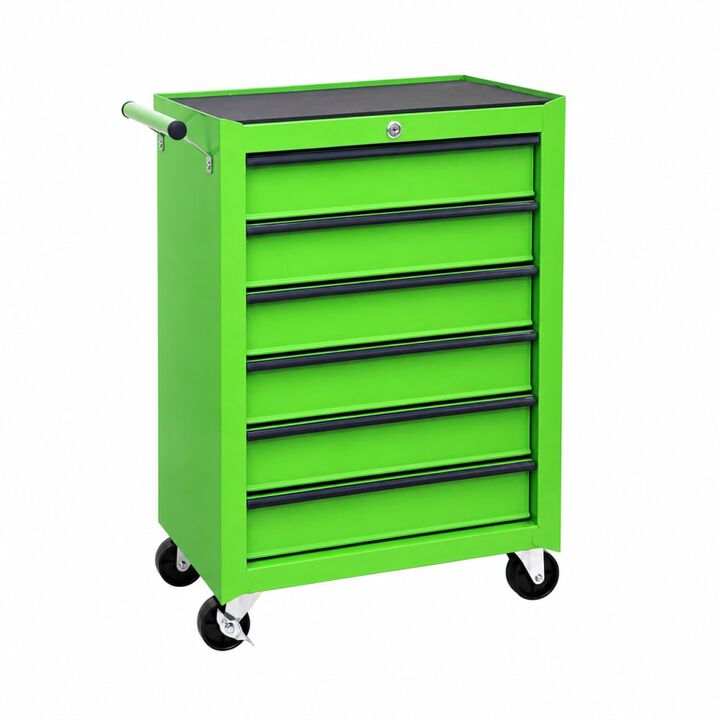 ELEMENT ACE Rolling 6-Drawer Metal Tool Chest with Ball Bearing Slides, Sturdy Steel Workshop Garage Mobile Organization Station