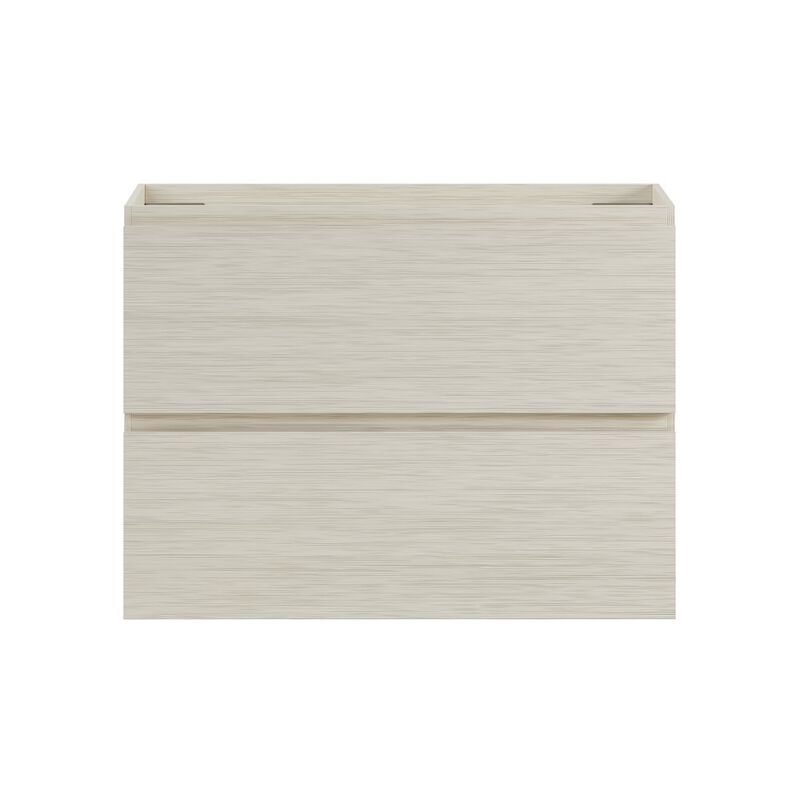 Liberte 30" Wall-Mounted Bathroom Vanity Cabinet without Top in White Oak image number 0