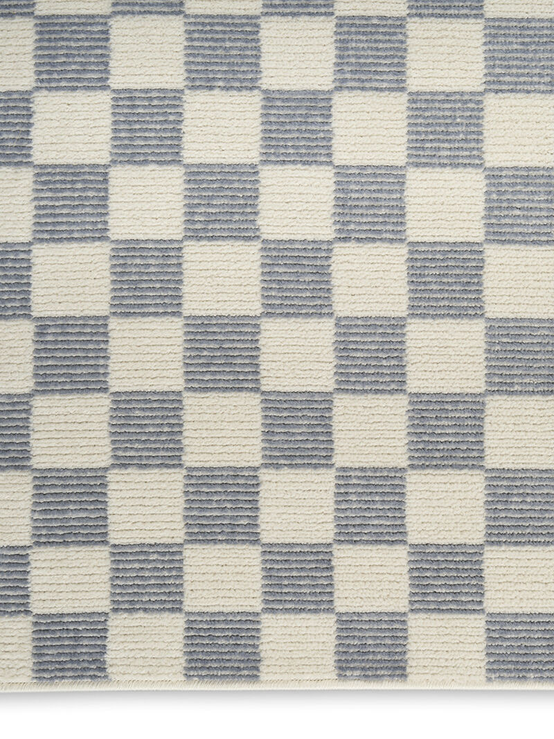 Serenity Home SRH10 Ivory/Blue 2'2" x 7'6 Rug