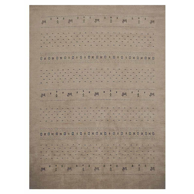 RUGSOTIC CARPETS HAND KNOTTED LOOM WOOL ECO-FRIENDLY AREA RUGS  - Rectangle, Contemporary Modern Design, High Pile Thick Handmade Anti Skid Rugs for Living Room (L00585) image number 0