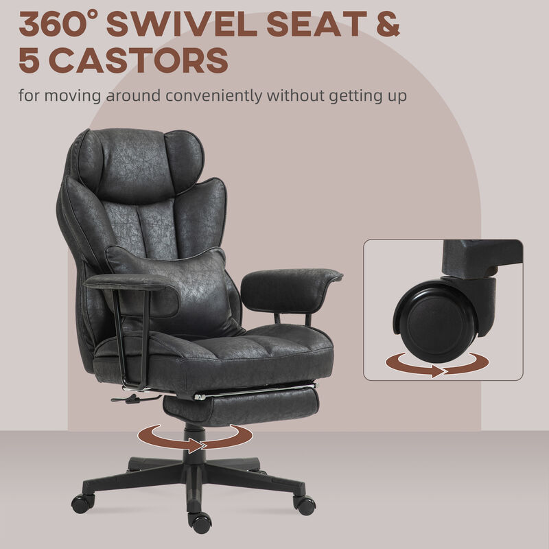 Hivvago Ergonomic Executive Office Chair with Footrest image number 7