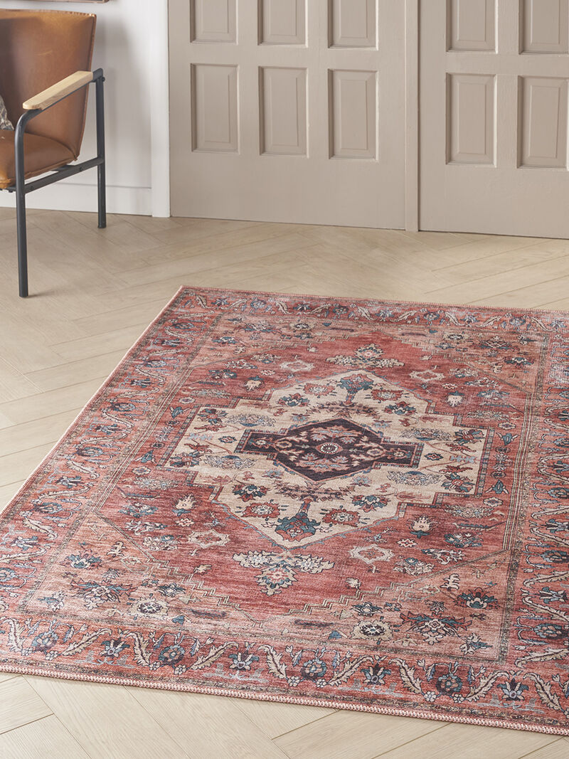 Grand Washables GRW03 Rust/Multicolor 5'3" x 7'3" Rug image number 5