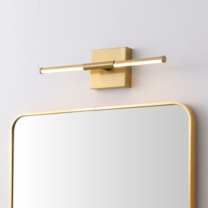 Makena Modern Minimalist Dimmable Integrated LED Metal Wall Sconce
