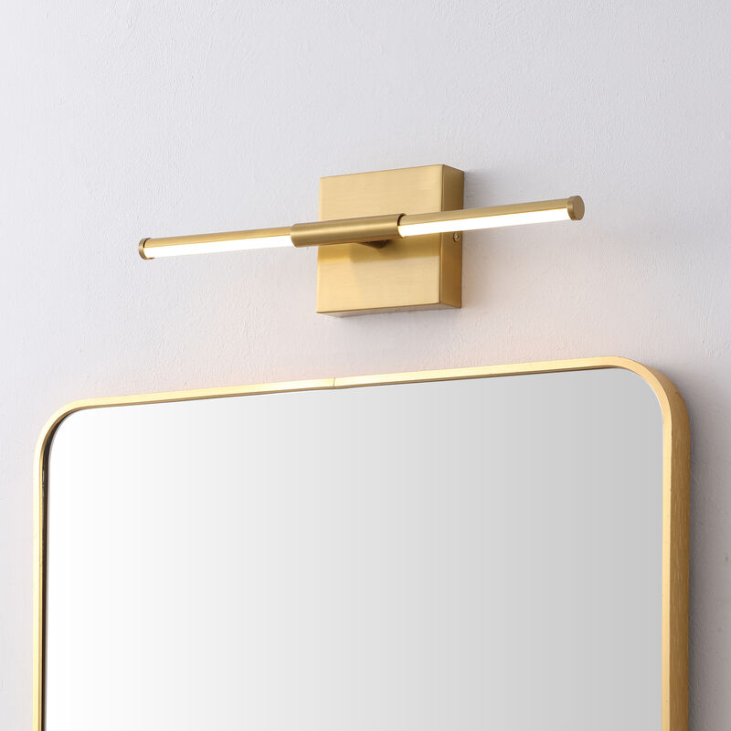 Makena Modern Minimalist Dimmable Integrated LED Metal Wall Sconce