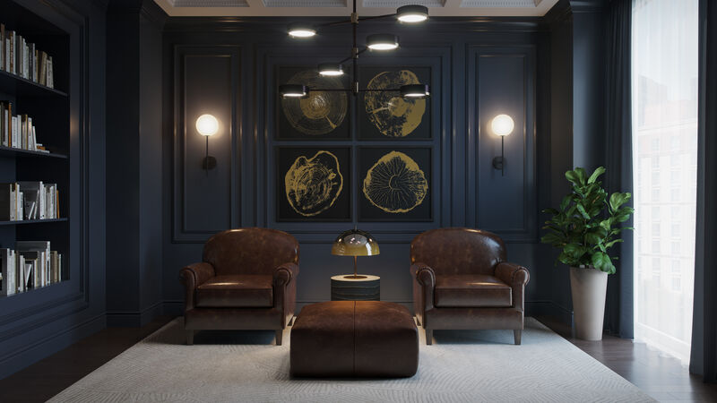 Elk Black Frosted Sconce image number 1
