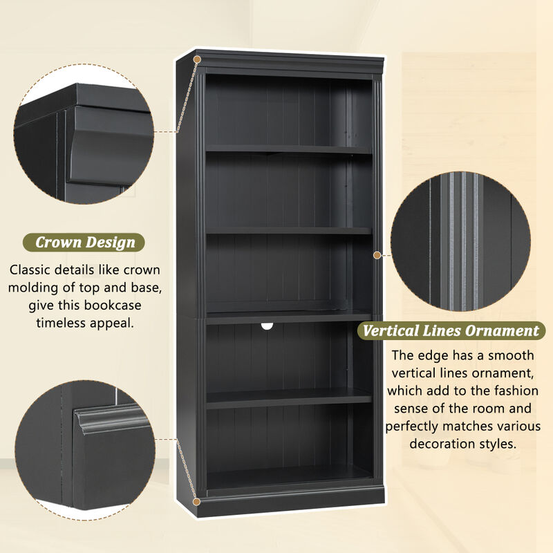 Bibpum LED Tall Bookcase image number 5