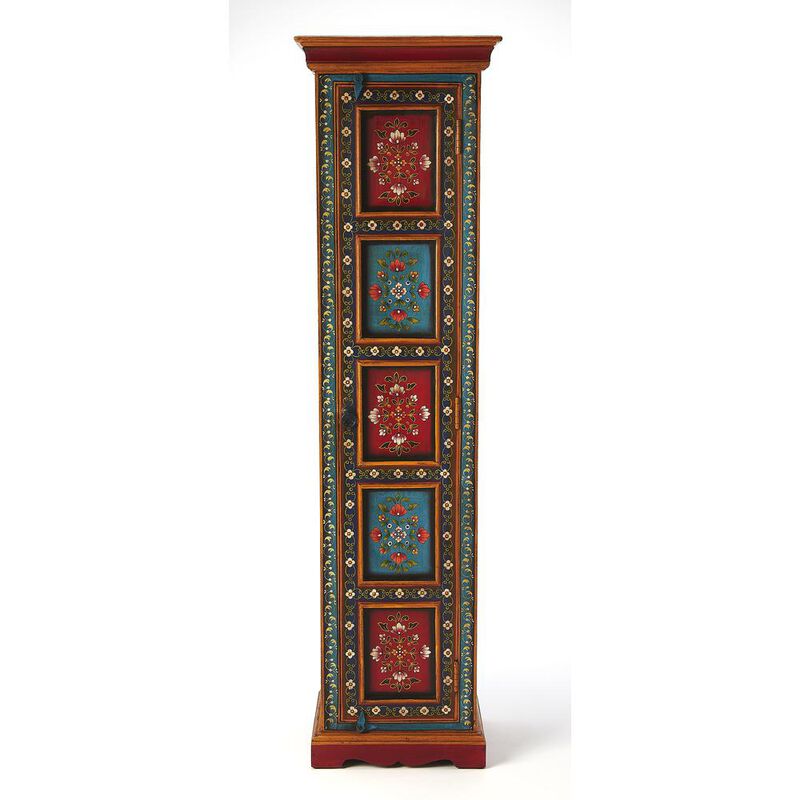 Butler Specialty Amir Hand Painted Tall Cabinet, Multi-Color image number 3