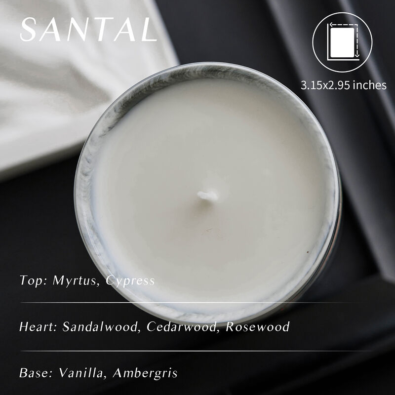 Soy and Coconut Wax Blend Single Wick Hand Poured Ceramic Jar Candle