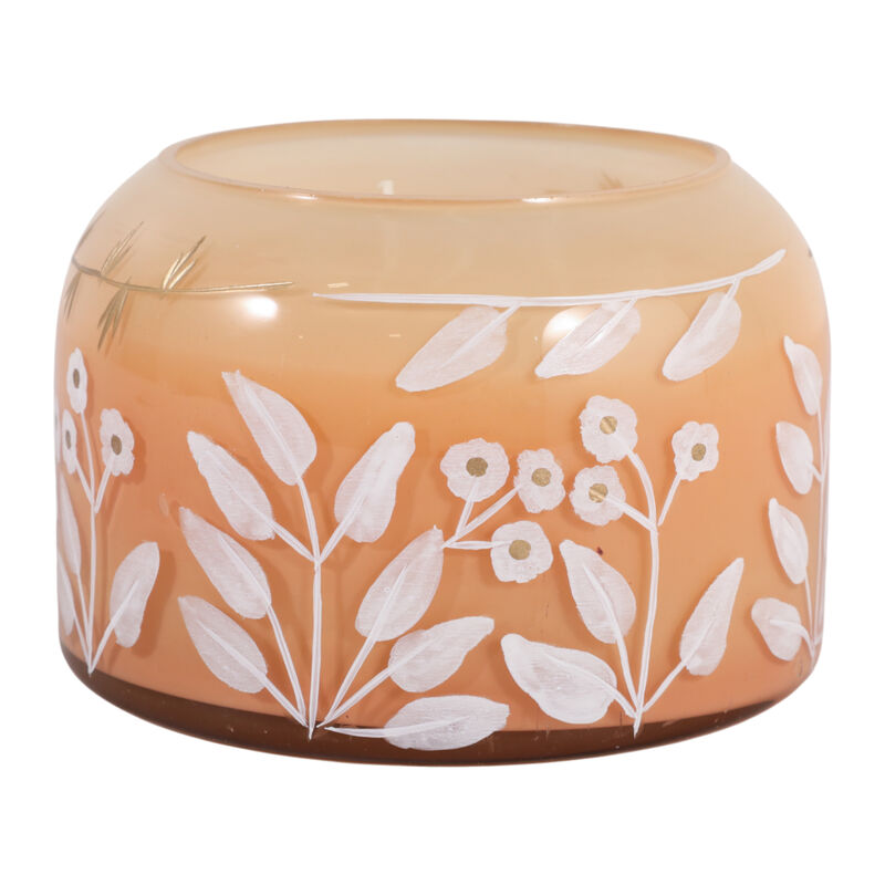 Jasmine Floral Pattern Candle image number 3