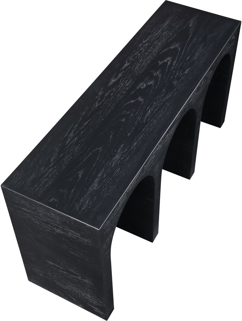 Meridian Furniture June Black Oak Console Table image number 5