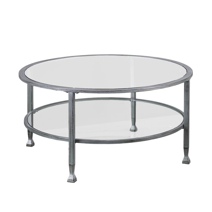 Bexley Metal/Glass Cocktail Table
