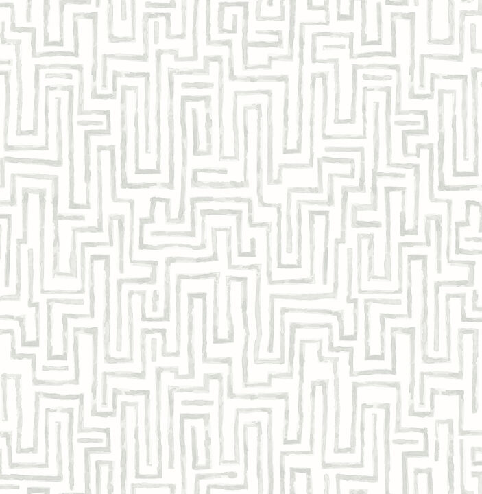 Ramble Grey Geometric Wallpaper