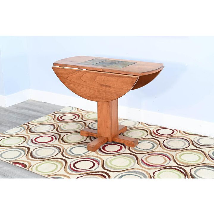 Sunny Designs Drop Leaf Round Table