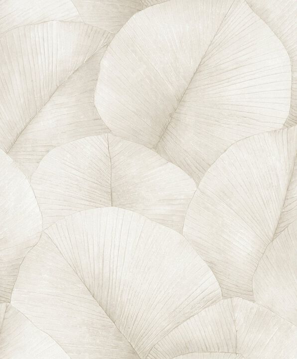Kumano Palm Leaf Beige Wallpaper 34510