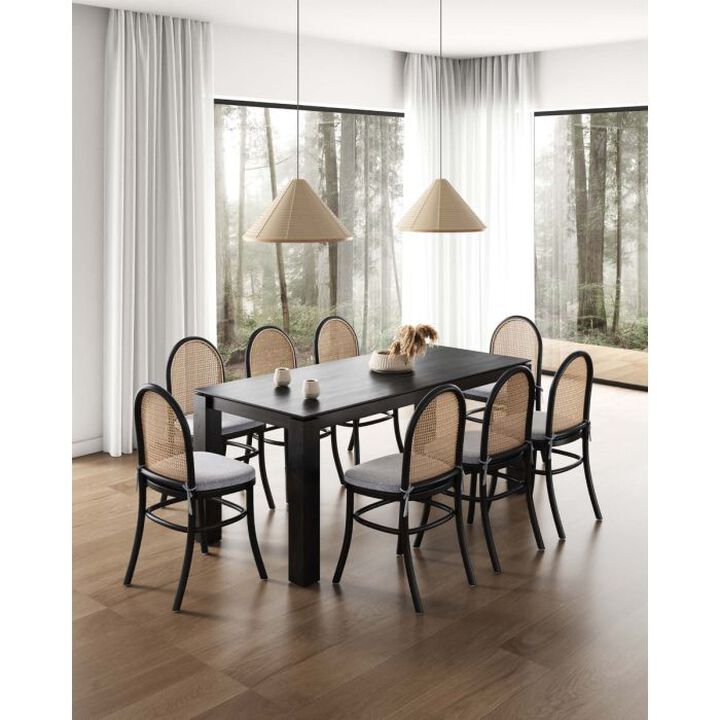 Rockaway Black 9-Piece Dining Set