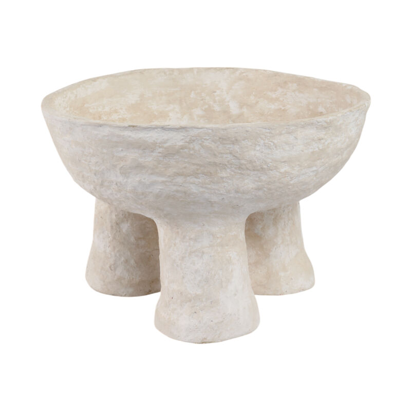 3-Footed Paper Mache Bowl image number 0