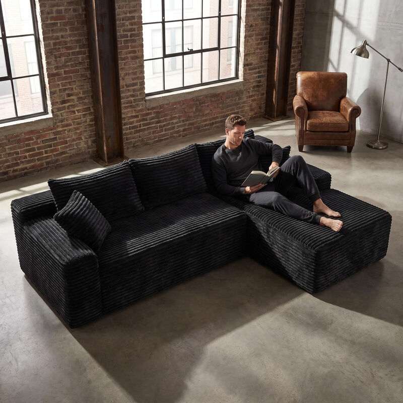 Zekrig 106.3" Cloud Modular Sectional image number 1