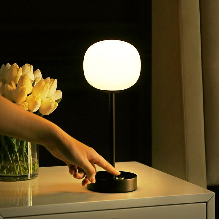 Natalia Modern Minimalist Iron Rechargeable Integrated LED Table Lamp